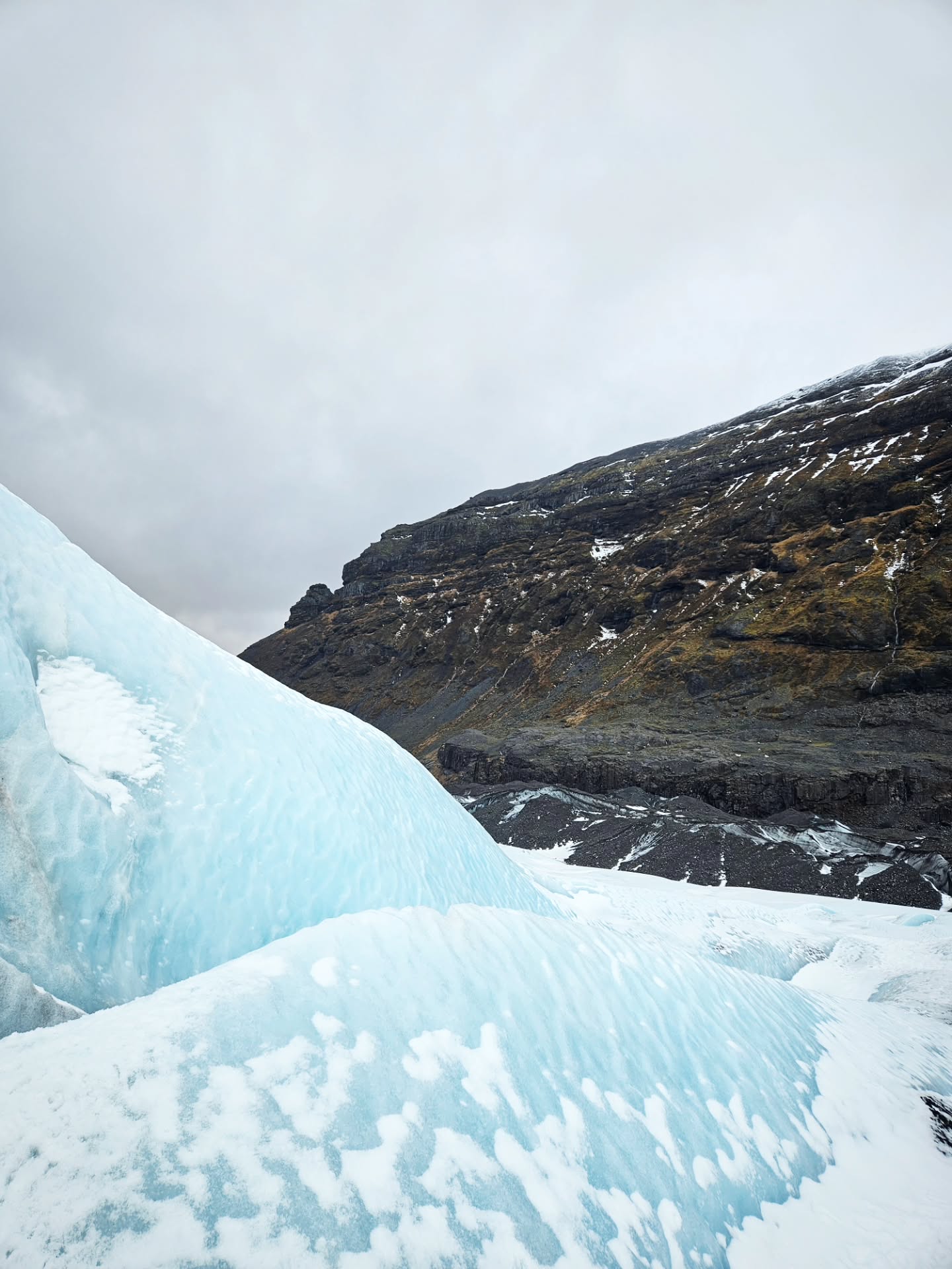 Skaftafell-Gletscher Ansicht
