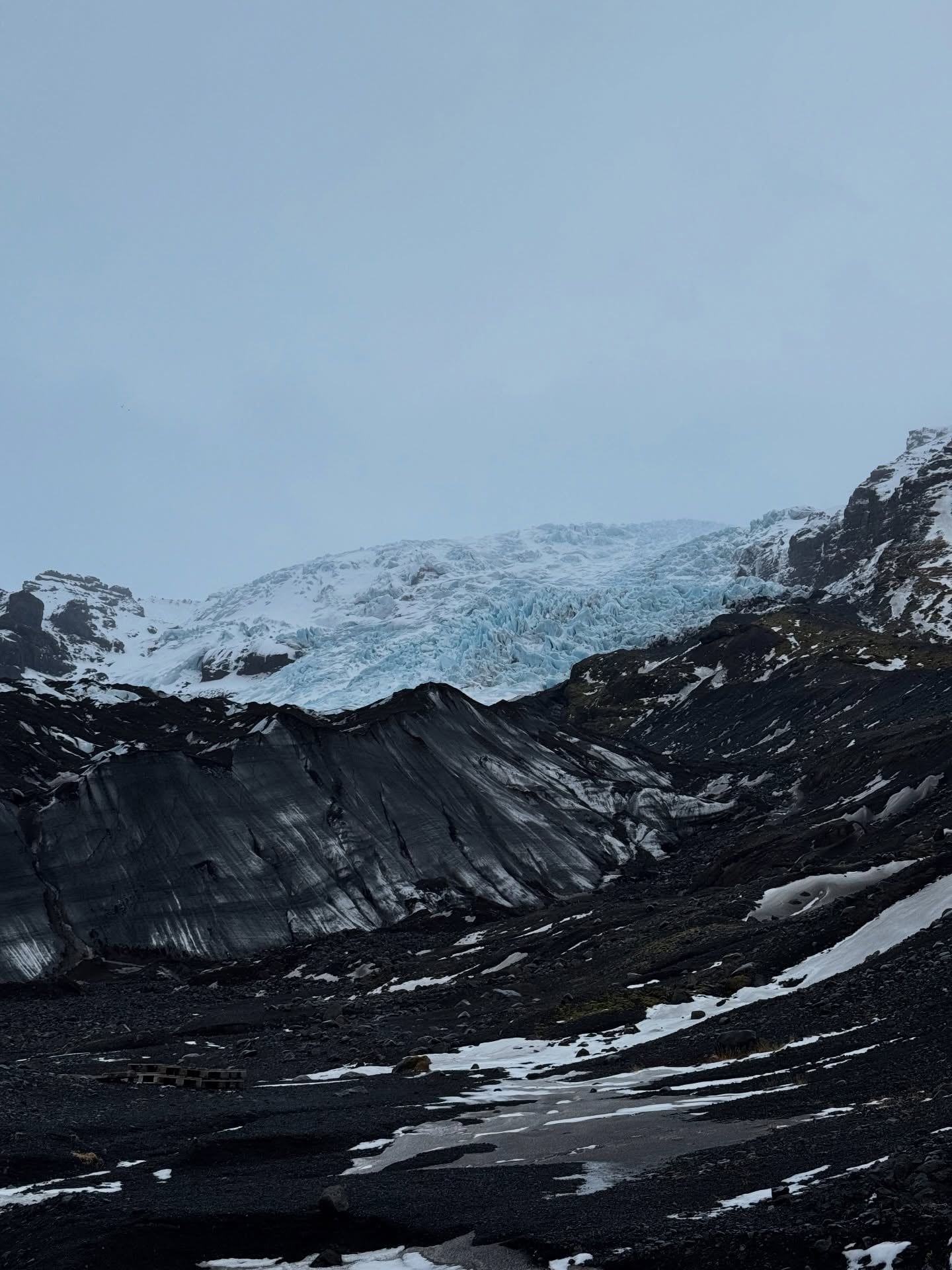 Skaftafell-Gletscher Ansicht