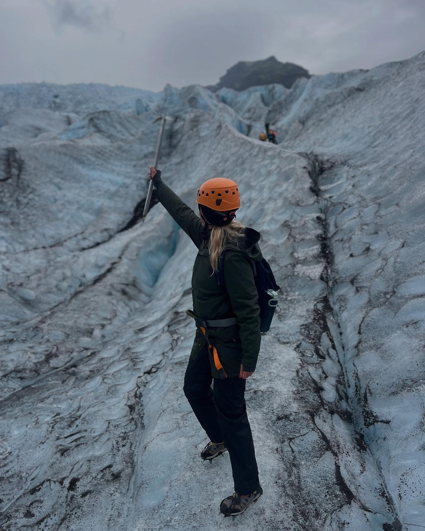 Skaftafell Glacier tour visitor photo