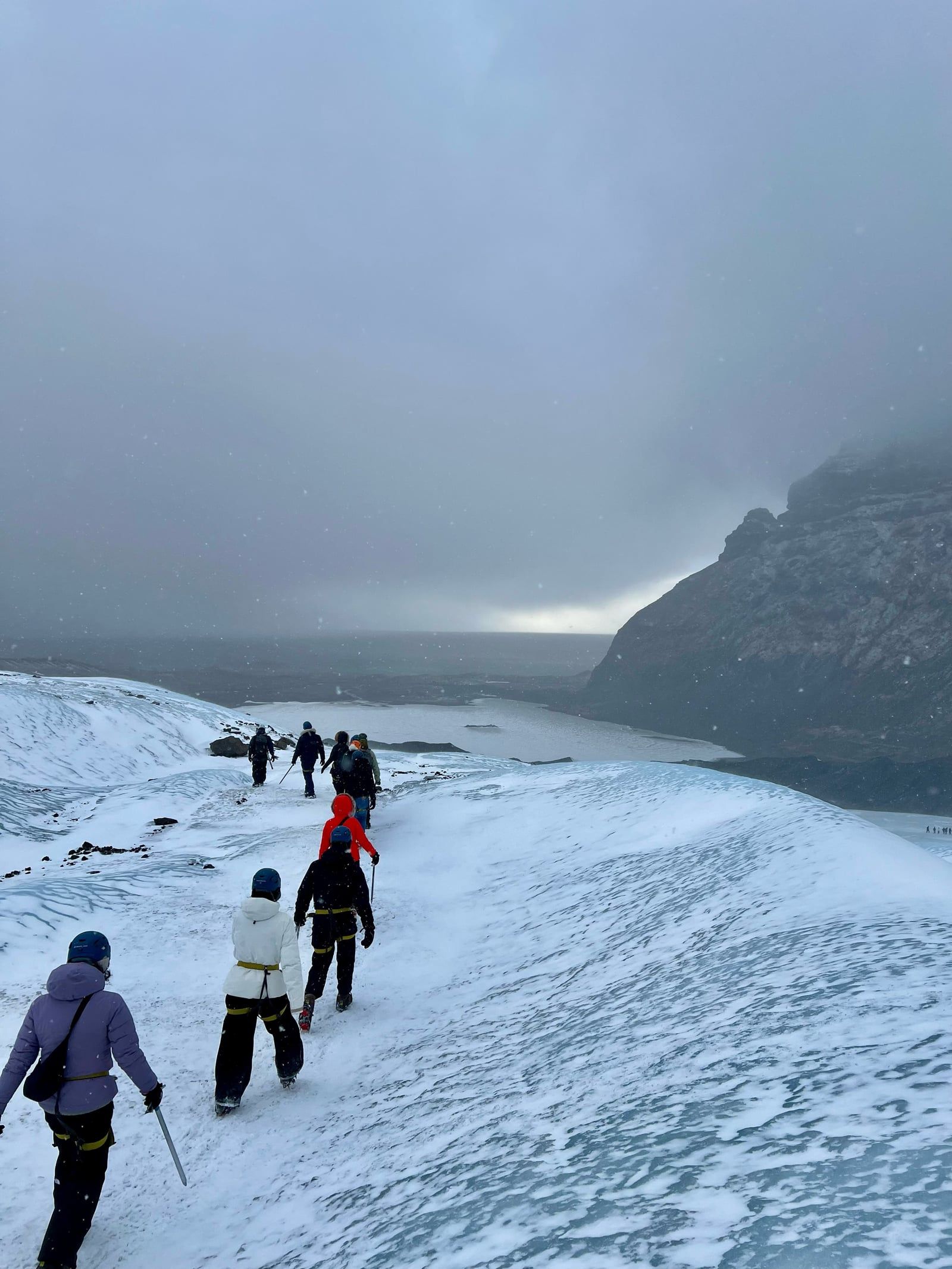 Skaftafell Glacier tour visitor photo